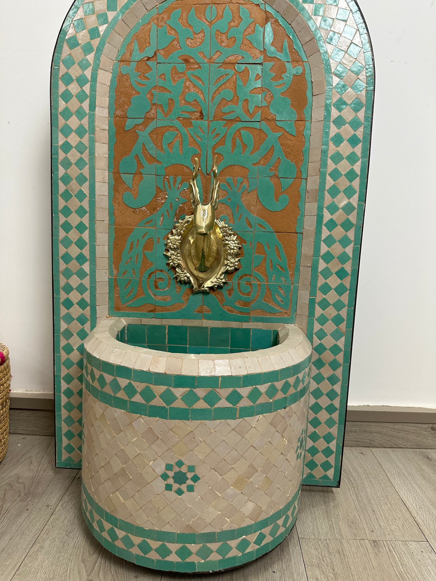 Verdant Elegance Moroccan Fountain – A Nature-Inspired Masterpiece