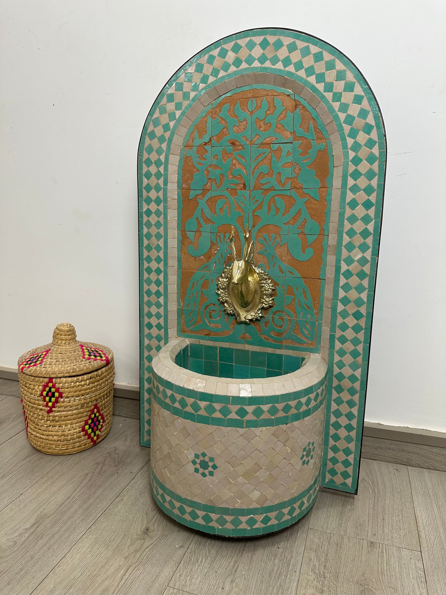 Verdant Elegance Moroccan Fountain – A Nature-Inspired Masterpiece