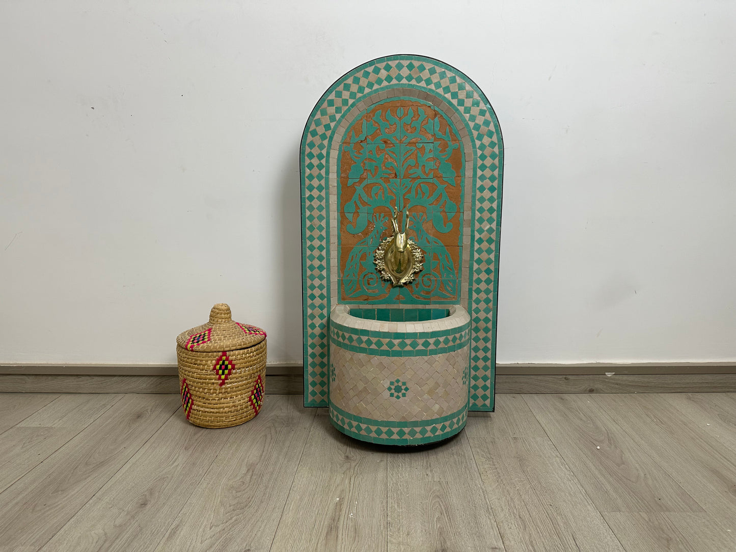 Verdant Elegance Moroccan Fountain – A Nature-Inspired Masterpiece