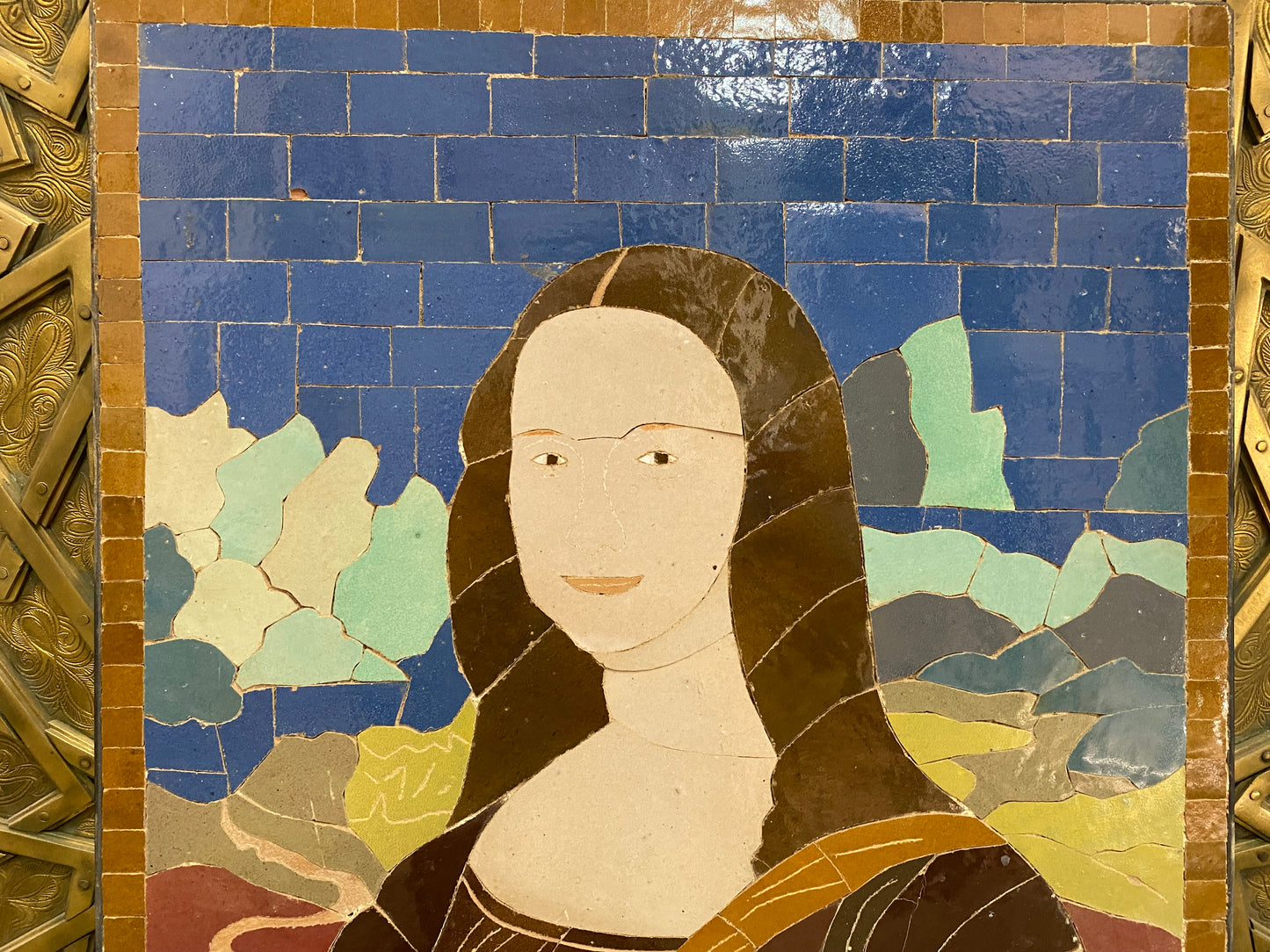 The Mosaic Mona Lisa – Moroccan Zellige Masterpiece