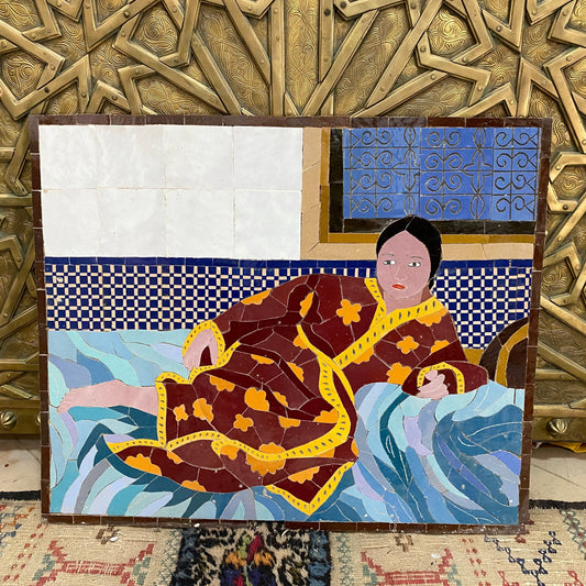 The Moroccan Odalisque – Handcrafted Zellige Mosaic