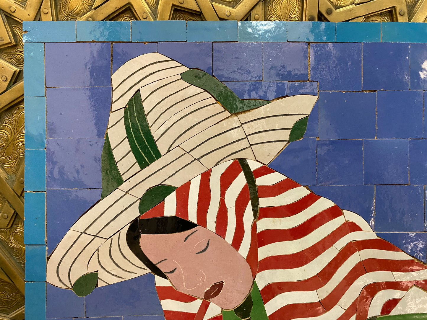 Mosaic Artwork: Moroccan Water Bearer – A Symbol of Generosity