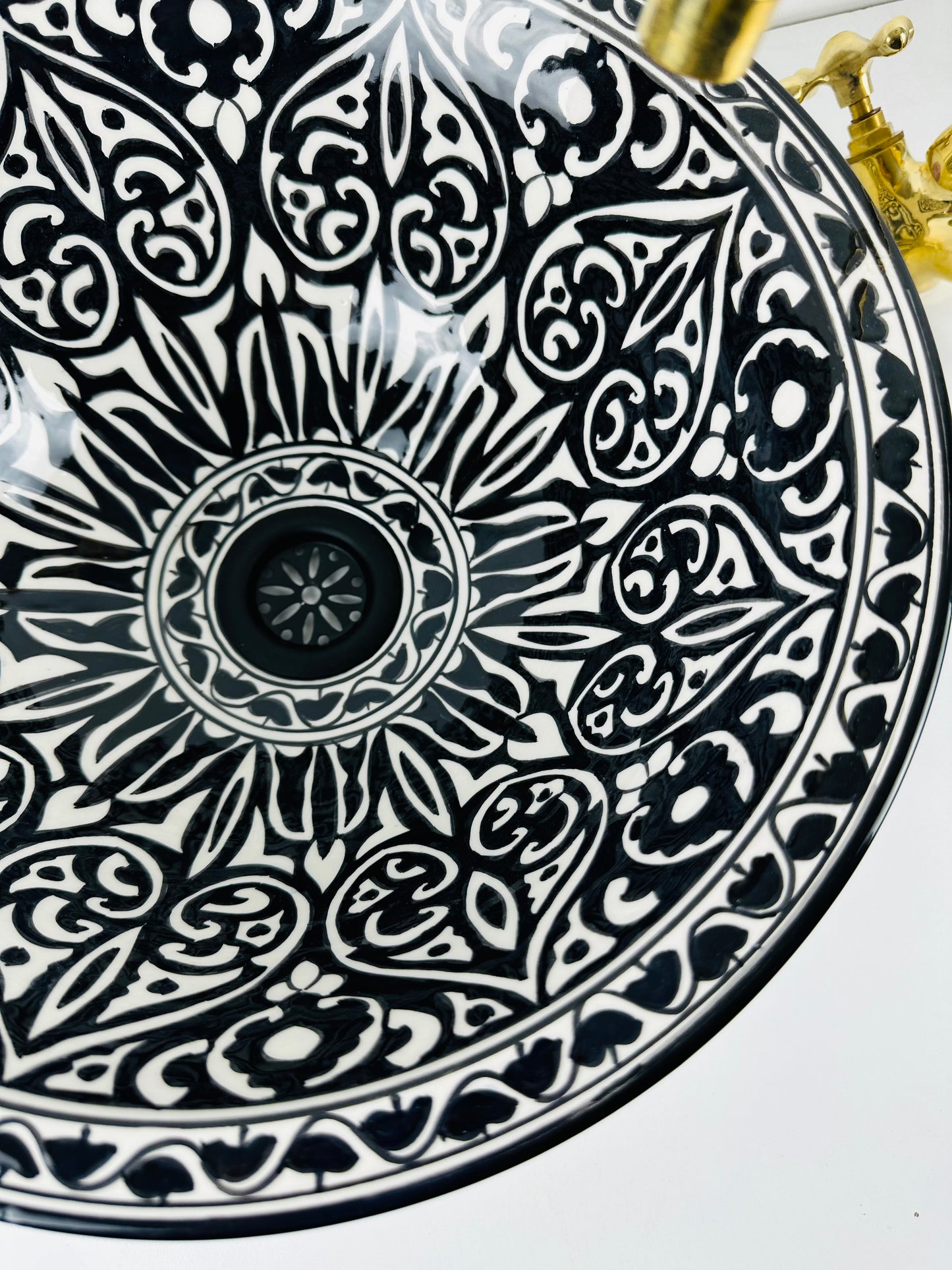 Stegun Black Bathroom Vessel Sink