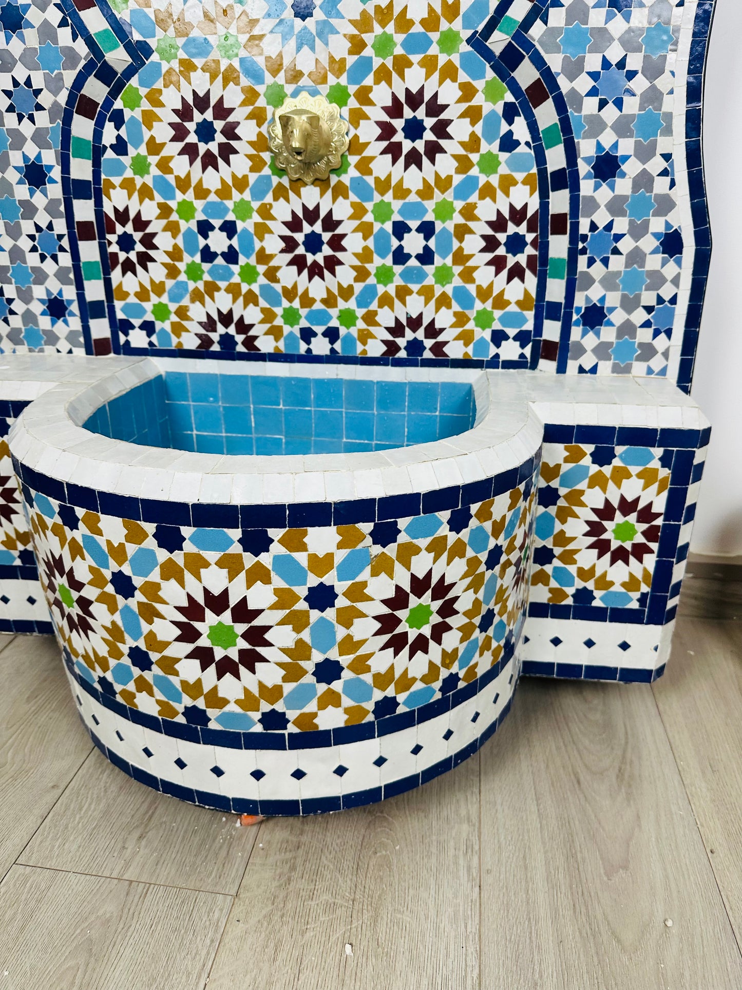 Moroccan Zellige Fountain – A Timeless Masterpiece