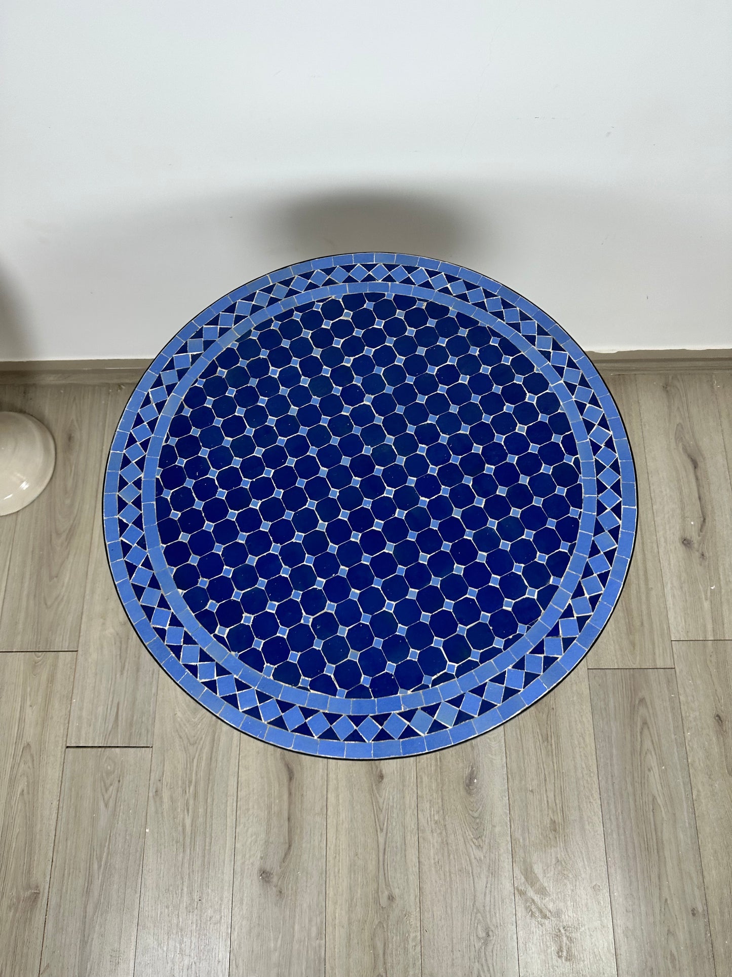 Moroccan Mosaic Table – Midnight Blue Elegance