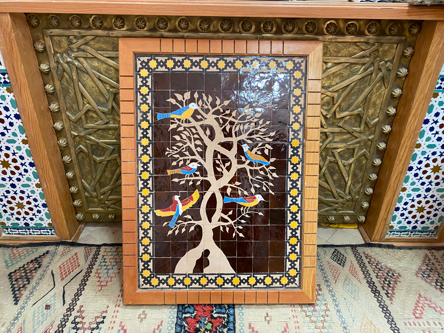 The Majestic Tree of Life – Moroccan Zellige Mosaic Art