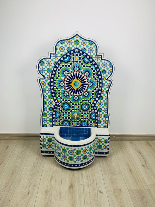 Handcrafted Moroccan Zellige Fountain – A Touch of Timeless Elegance