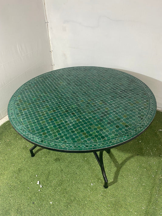 Emerald Haven Mosaic Table