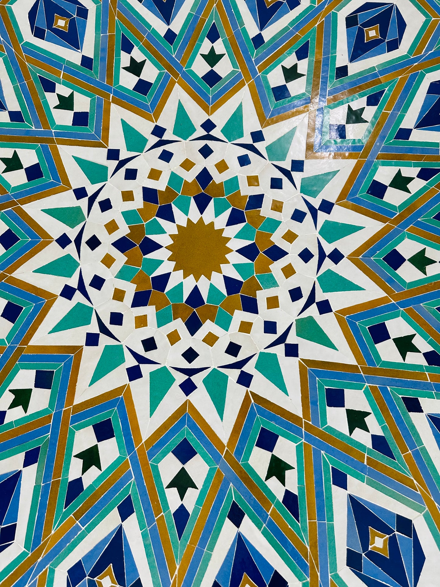 Imperial Mandala Mosaic Table