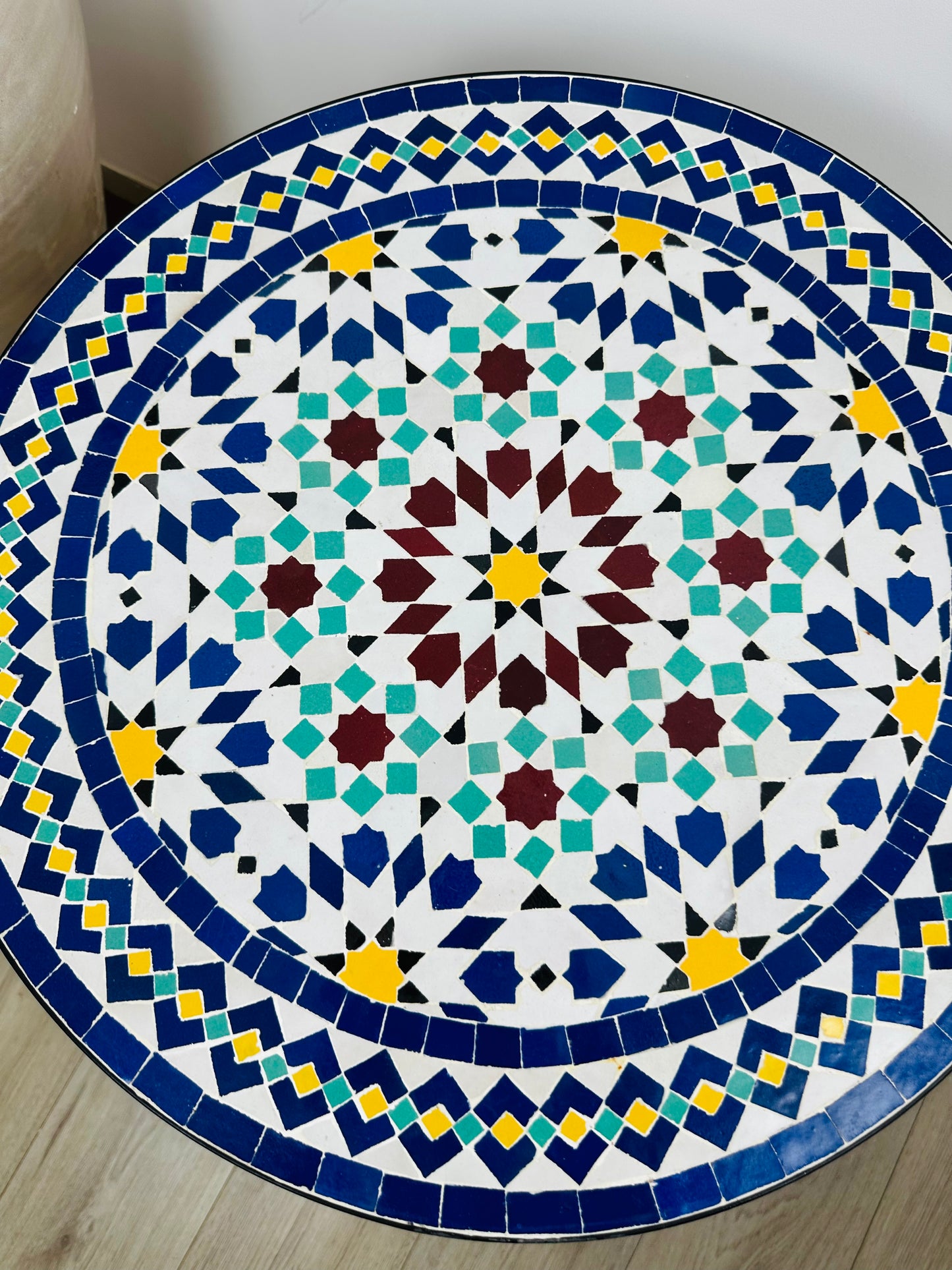 Celestial Harmony Mosaic Table
