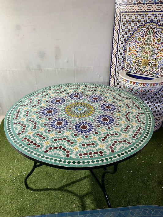 Handmade Moroccan Mosaic Table – A True Work of Art