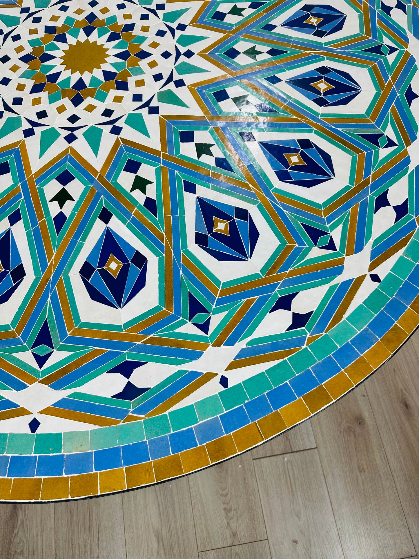 Imperial Mandala Mosaic Table