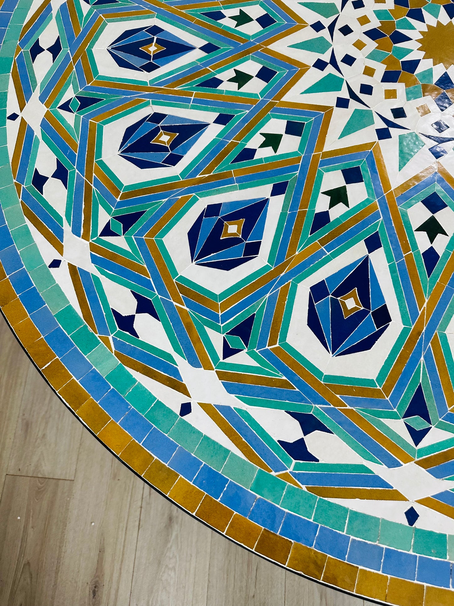 Imperial Mandala Mosaic Table
