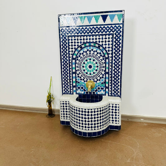stunning Moroccan Zellige fountain