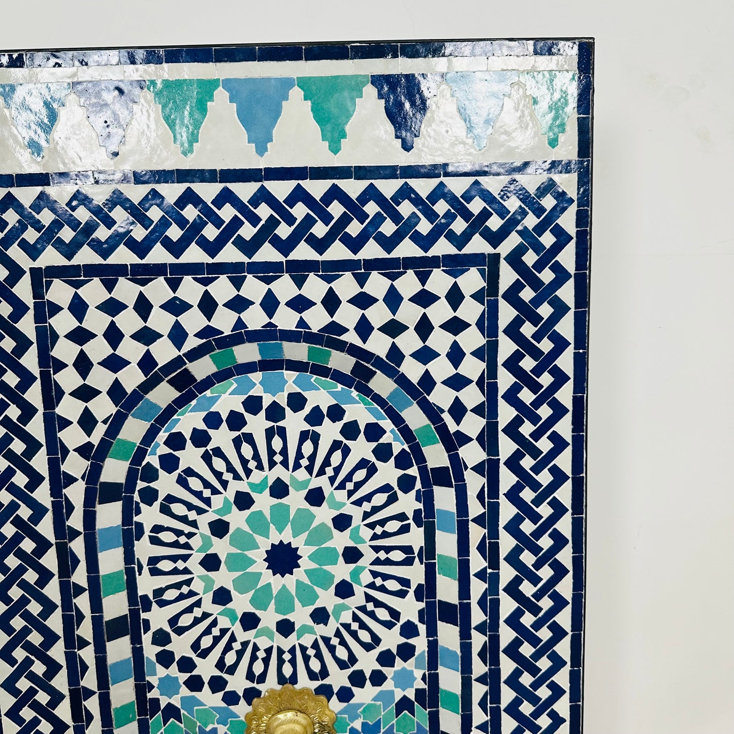 stunning Moroccan Zellige fountain