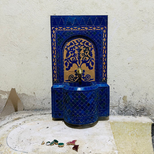 Blue Zellige Fountain – Timeless Craftsmanship (Copy)