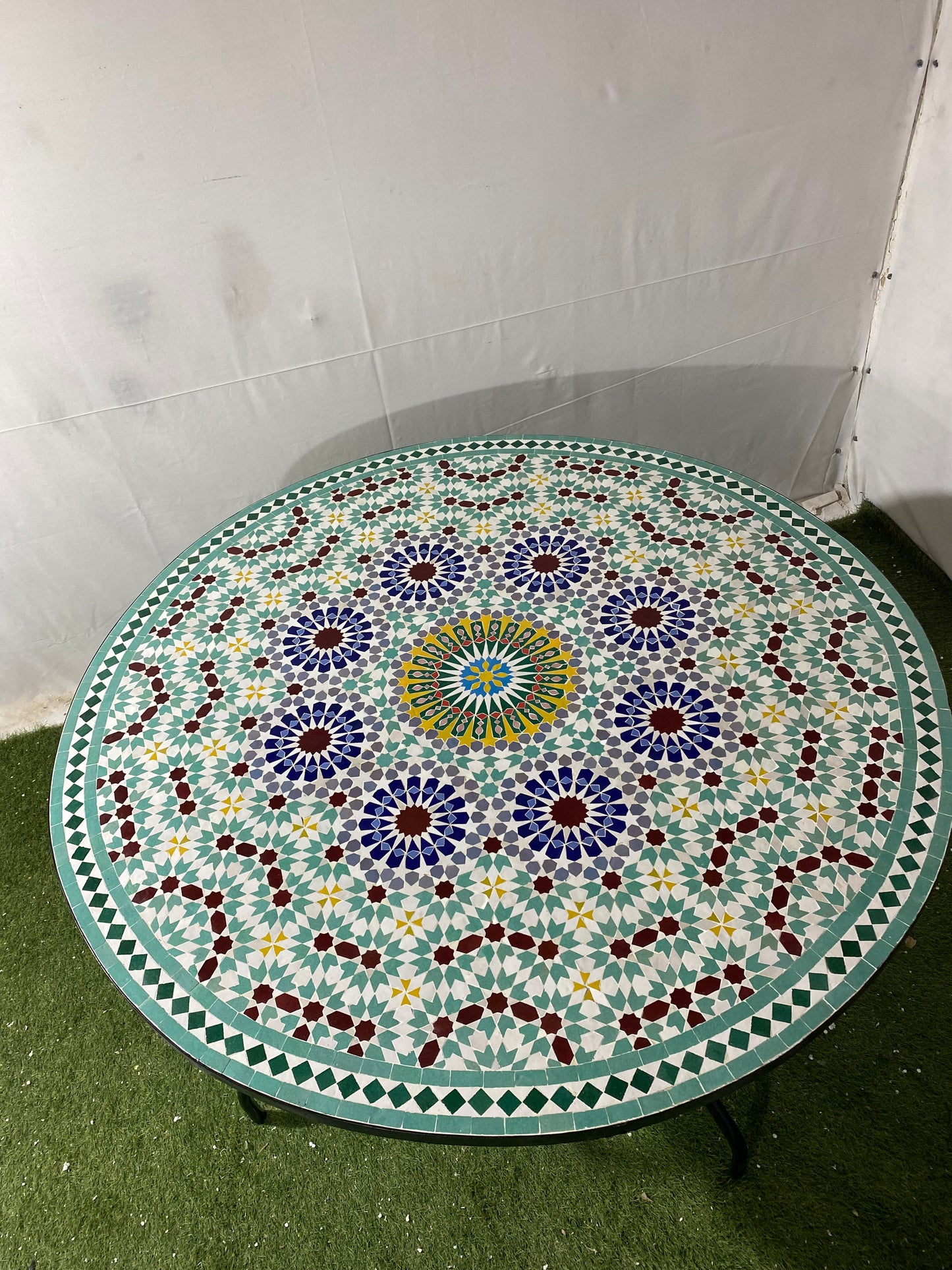 Handmade Moroccan Mosaic Table – A True Work of Art