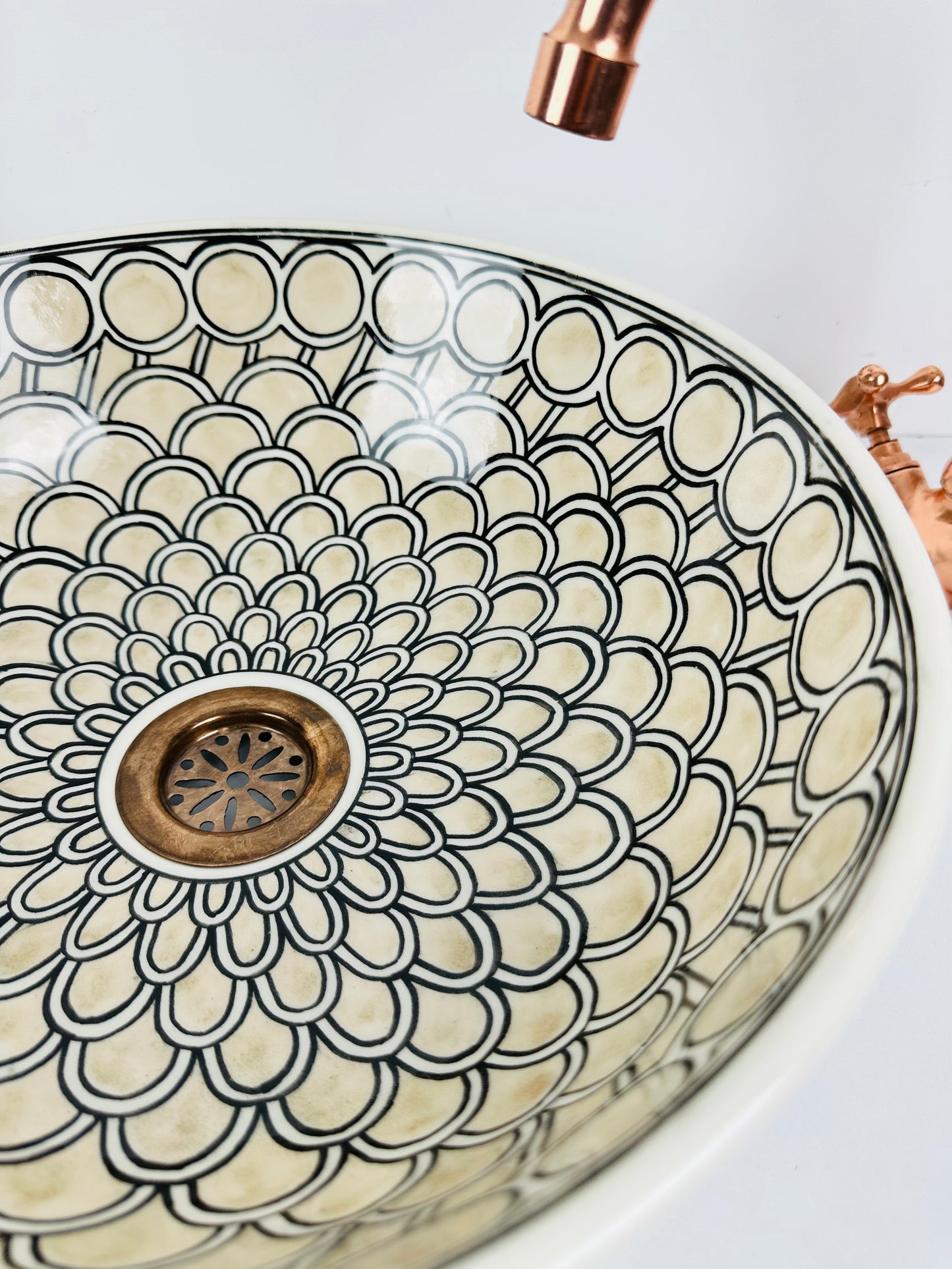 Sandy Shore: Handcrafted Ceramic 100% handmade and hand painted
