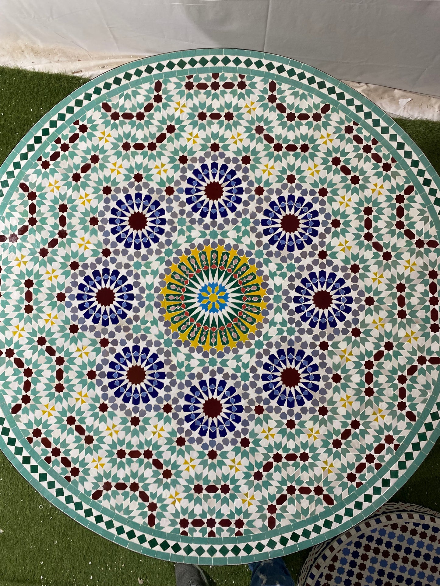 Handmade Moroccan Mosaic Table – A True Work of Art