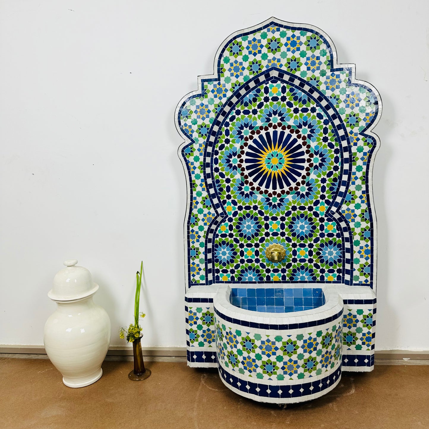 Stunning Moroccan Zellige fountain