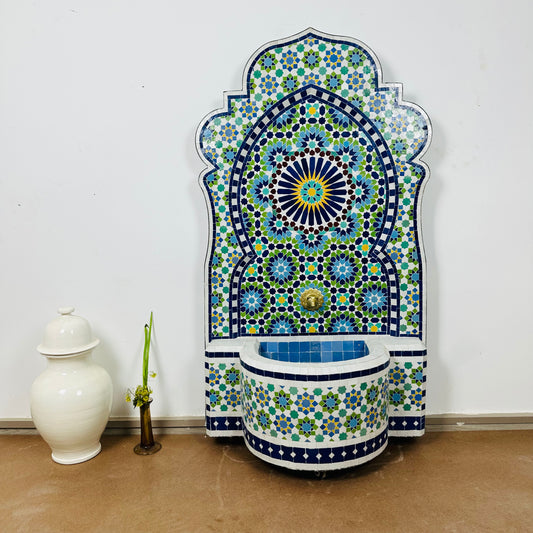 Stunning Moroccan Zellige fountain