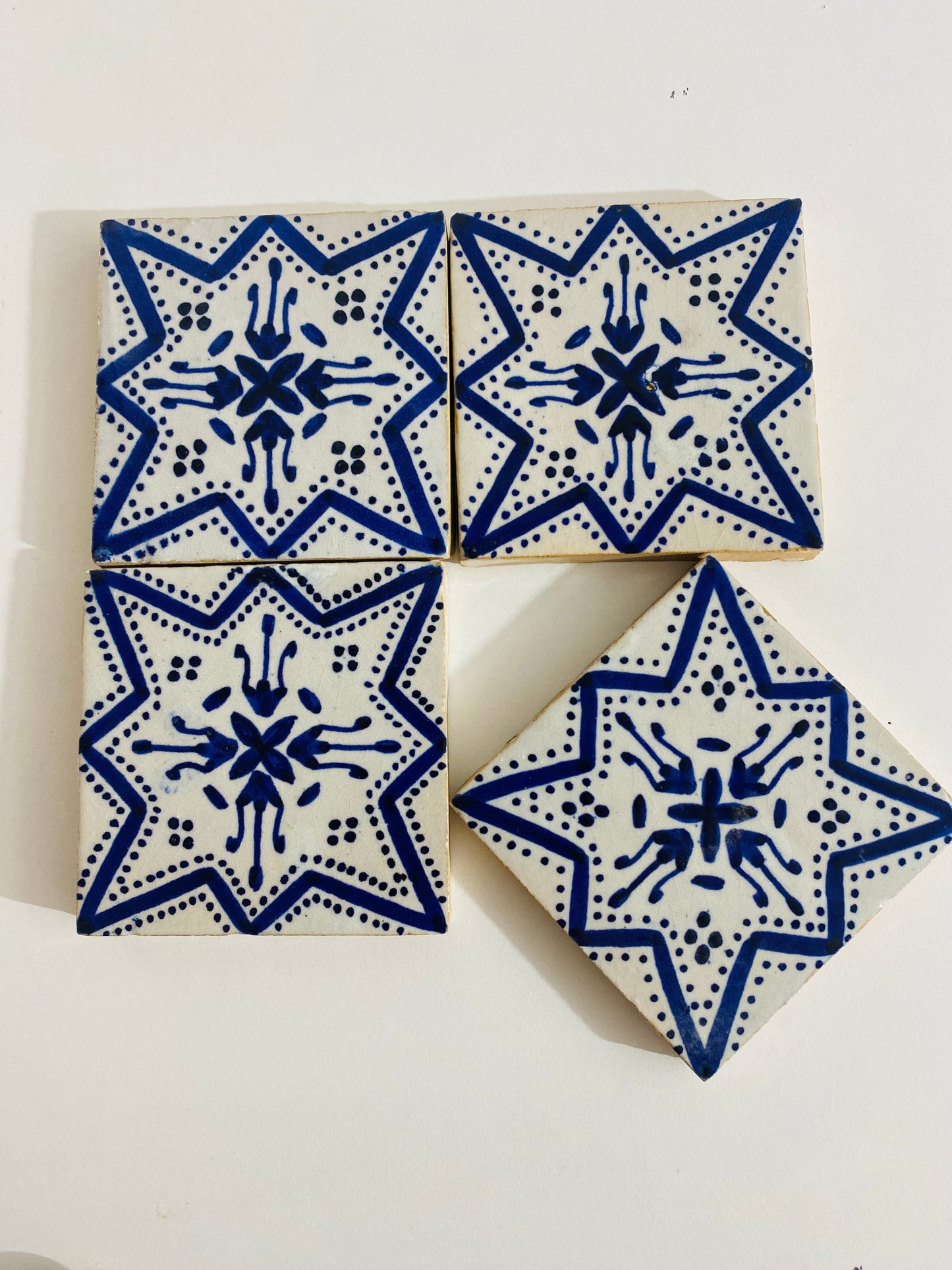 Blue Starburst Moroccan Tile
