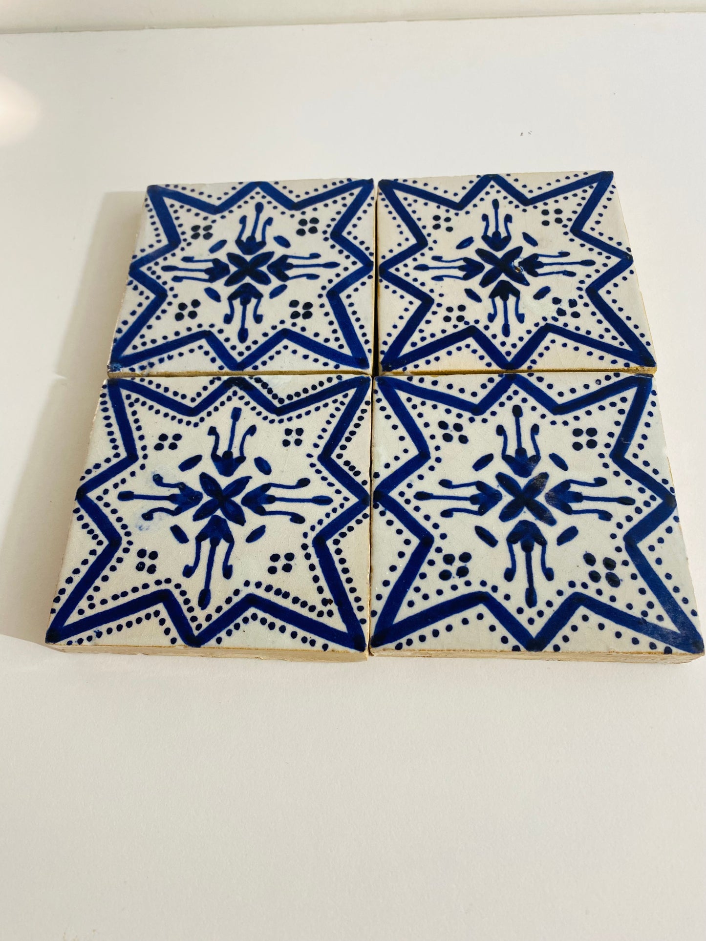 Blue Starburst Moroccan Tile