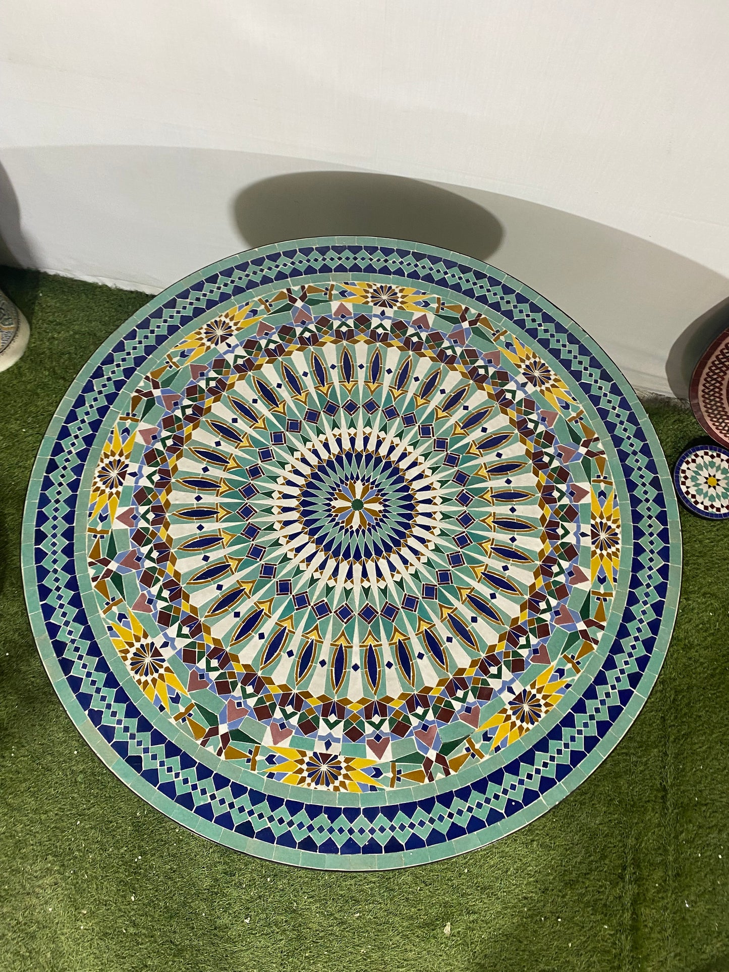 Exquisite Moroccan Mosaic Table – Handcrafted Masterpiece