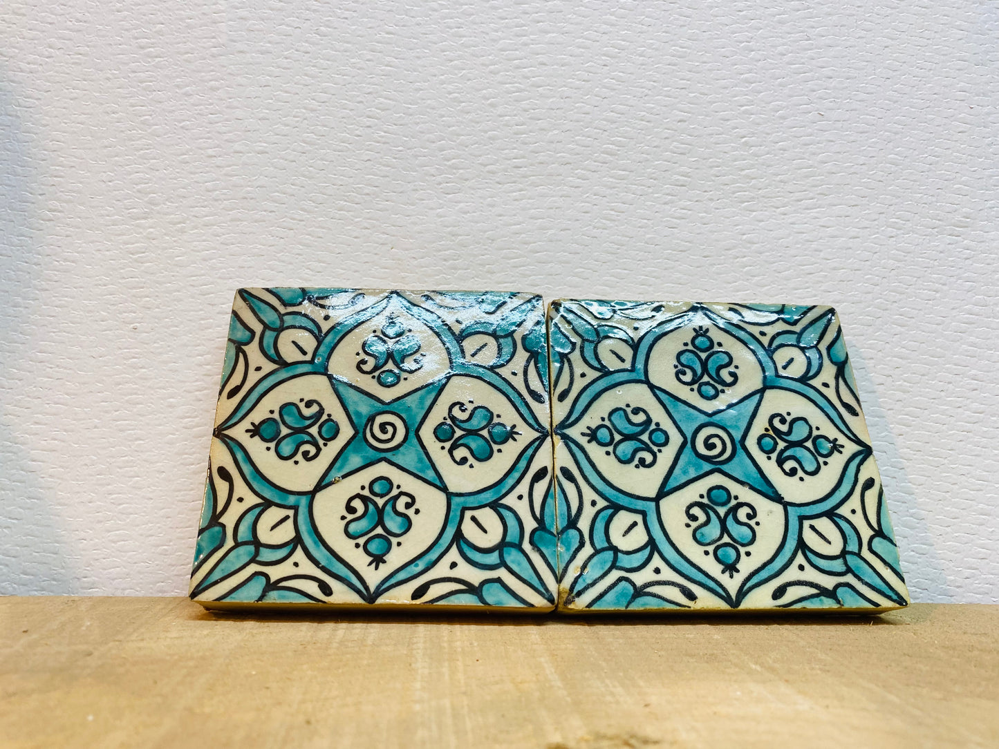 Azure Bloom Moroccan Zellige Tile