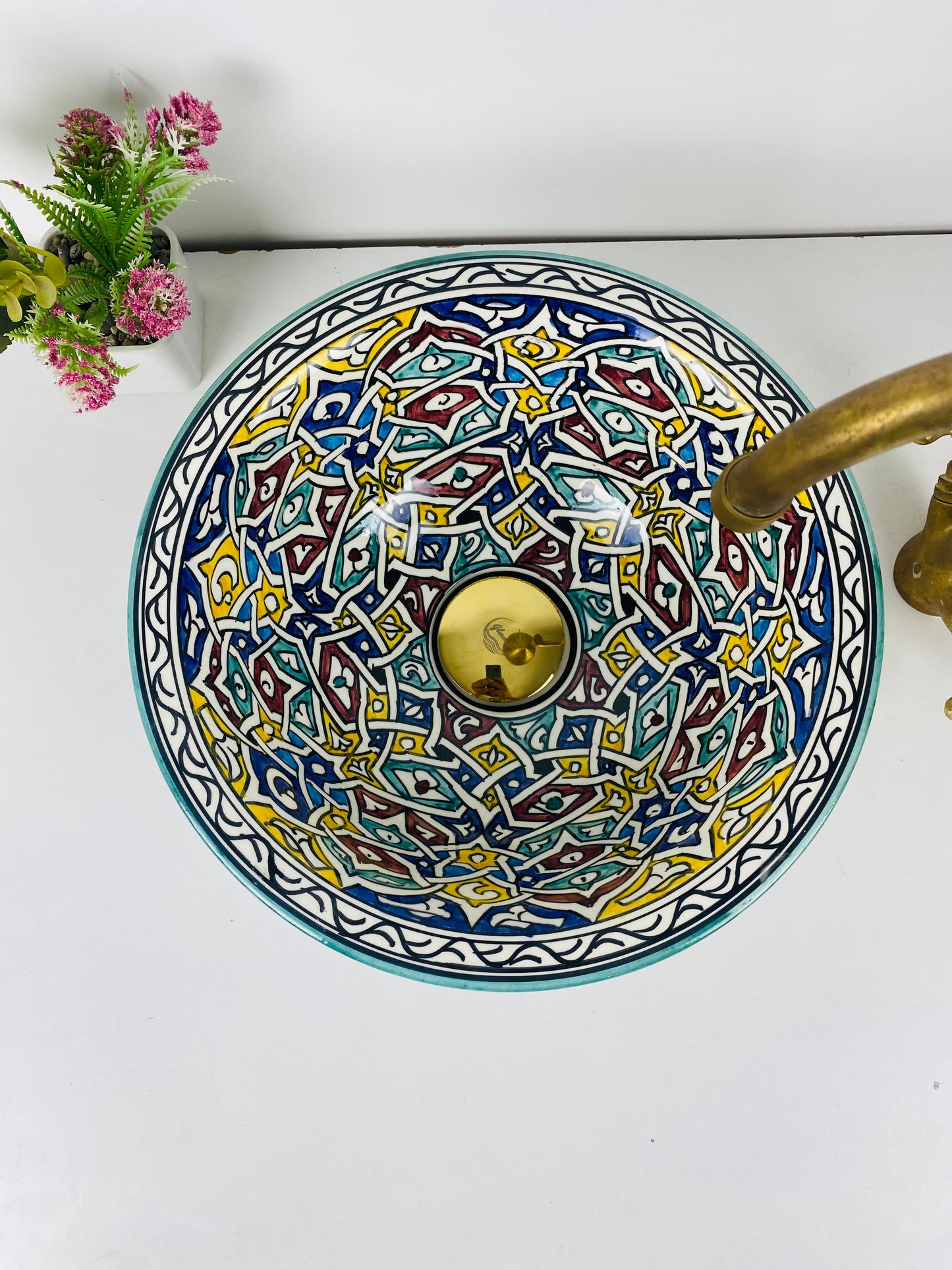 Starburst Radiance Handmade Ceramic Sink