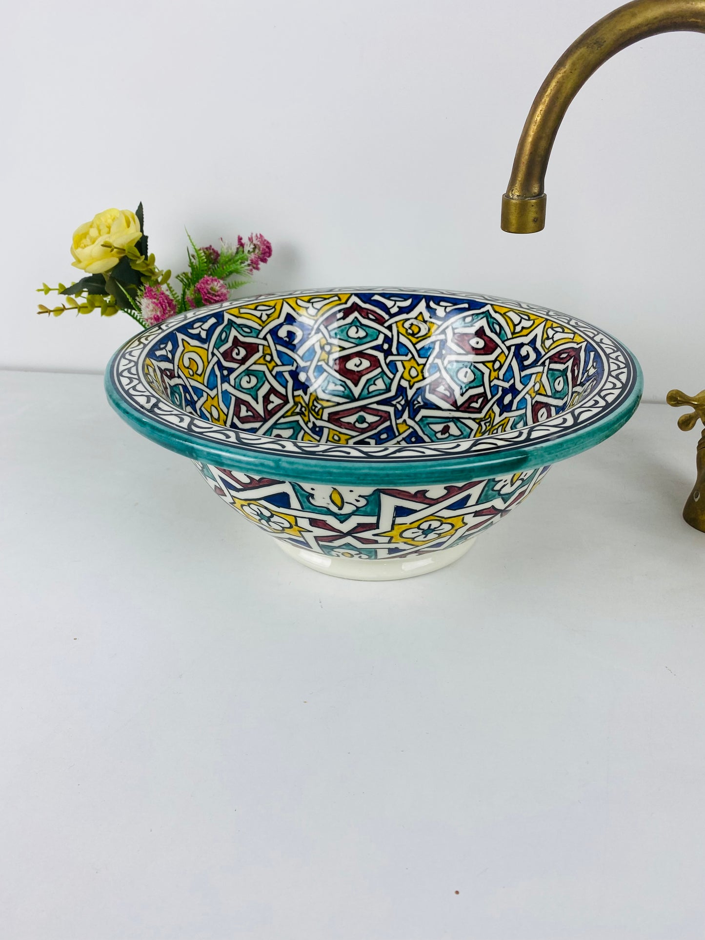Starburst Radiance Handmade Ceramic Sink