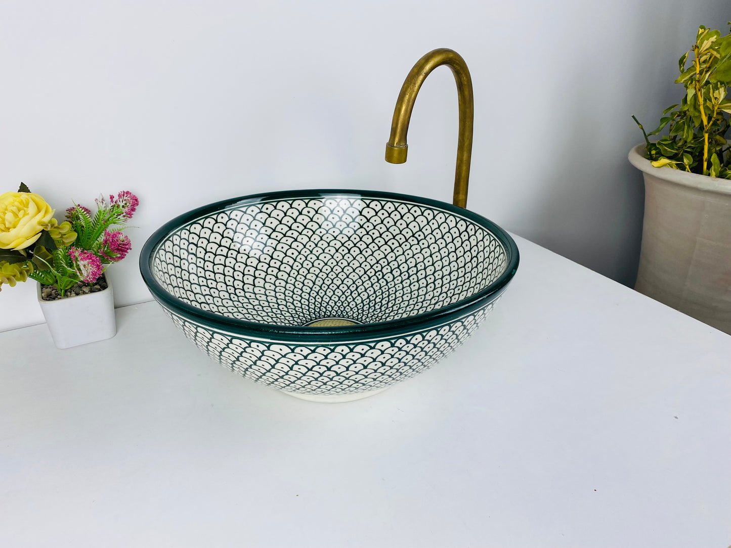 Marrakech Ceramic Bathroom vessel sink