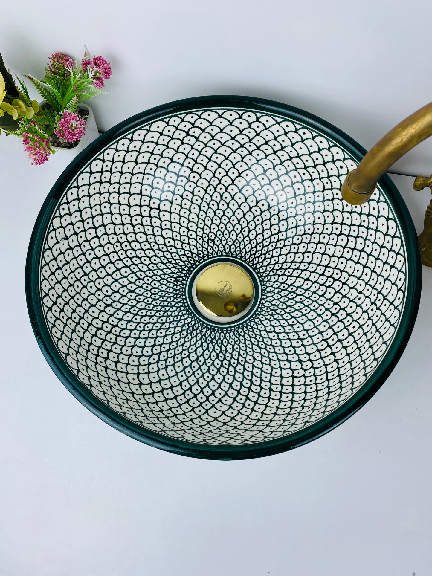Marrakech Ceramic Bathroom vessel sink