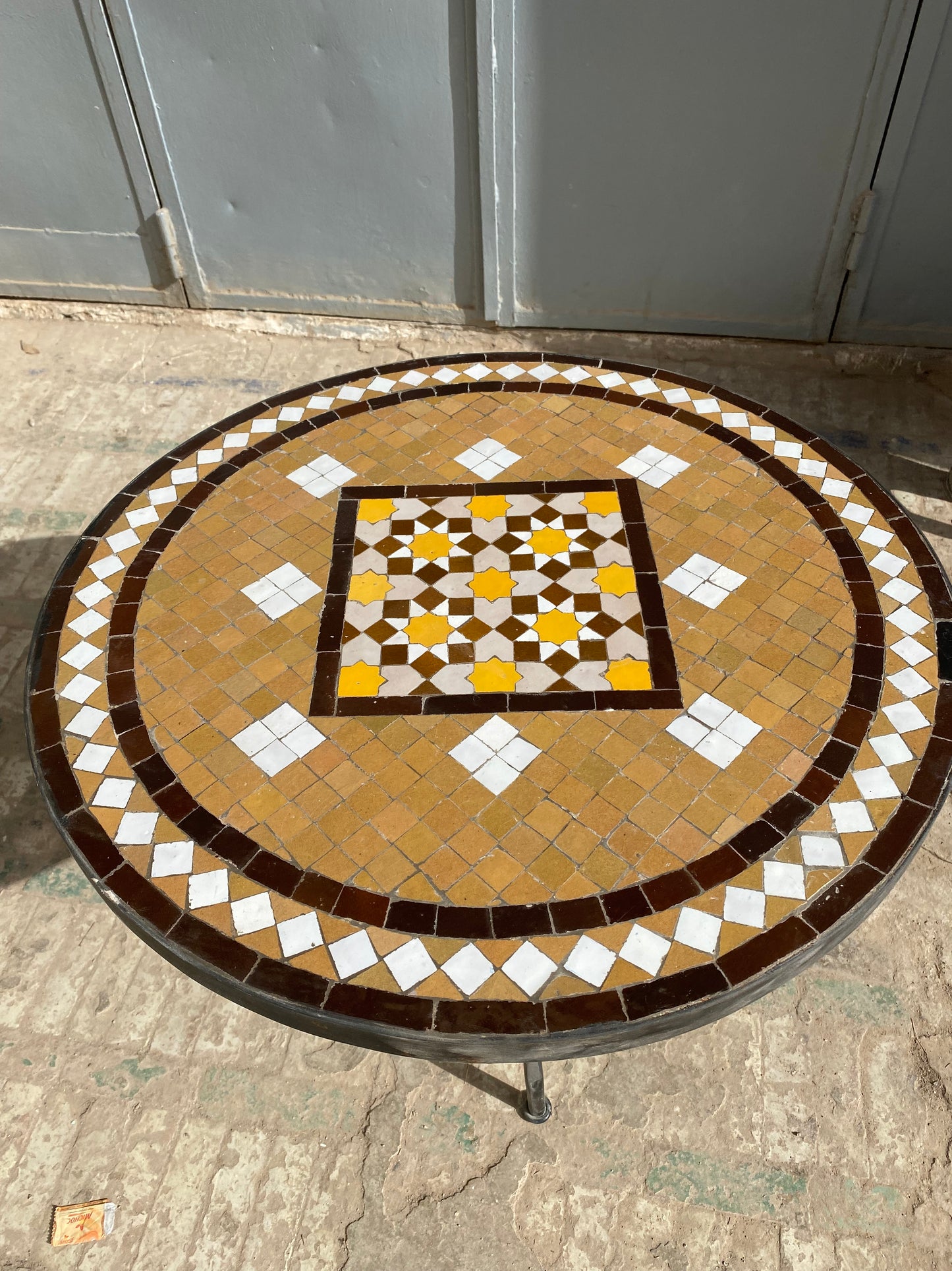Golden Medina Mosaic Table