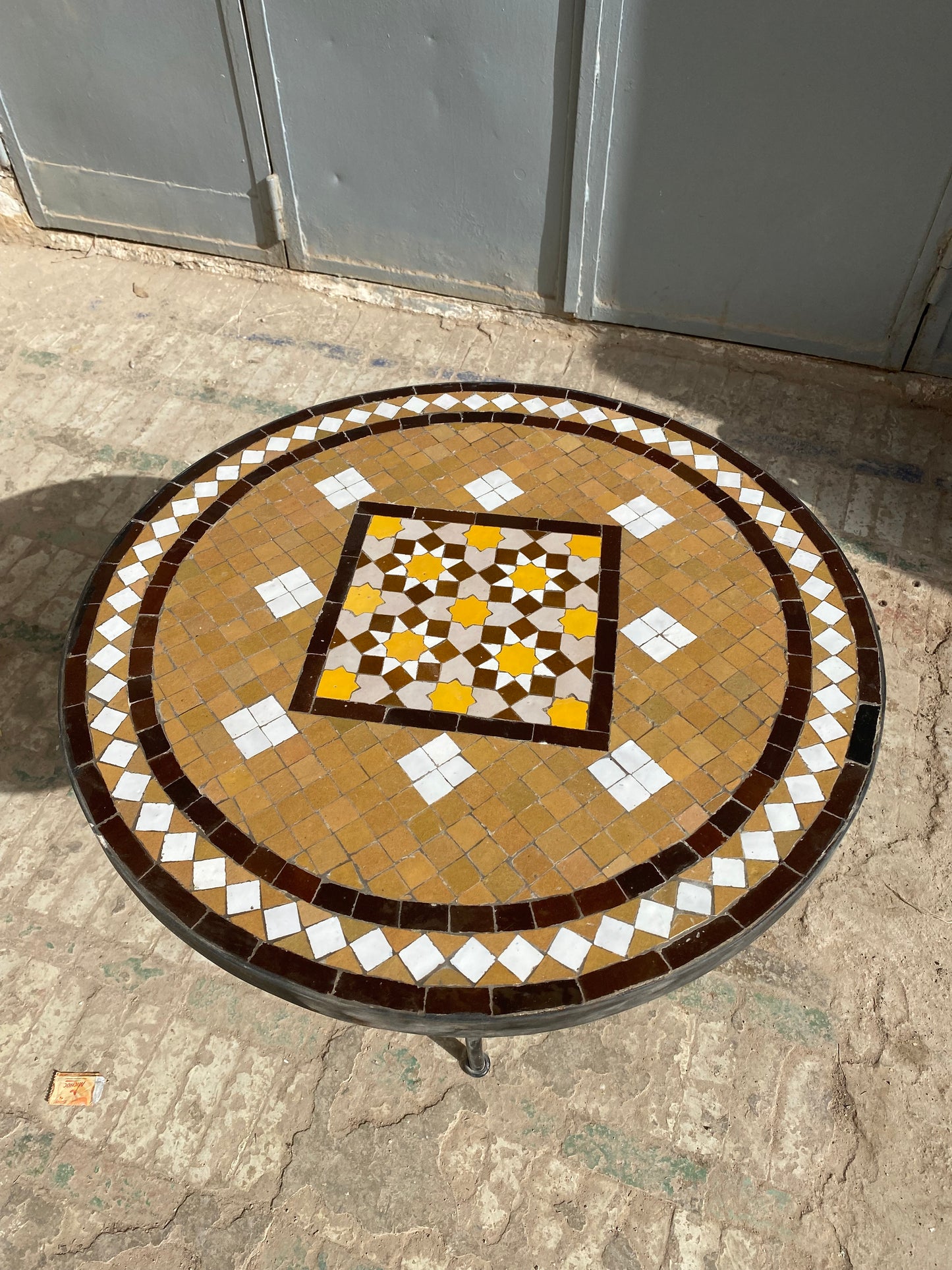 Golden Medina Mosaic Table