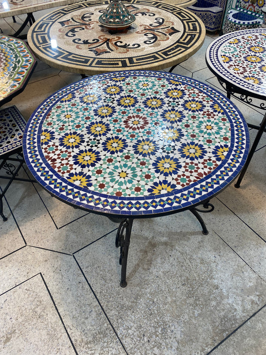 Handcrafted Moroccan Mosaic Table – A Timeless Masterpiece