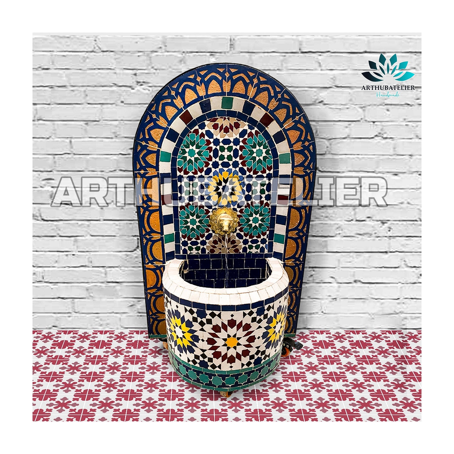 Midnight Elegance Moroccan Fountain – A Royal Statement