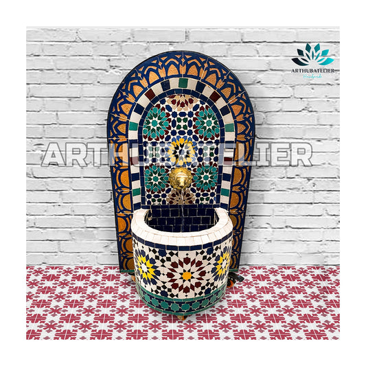Midnight Elegance Moroccan Fountain – A Royal Statement