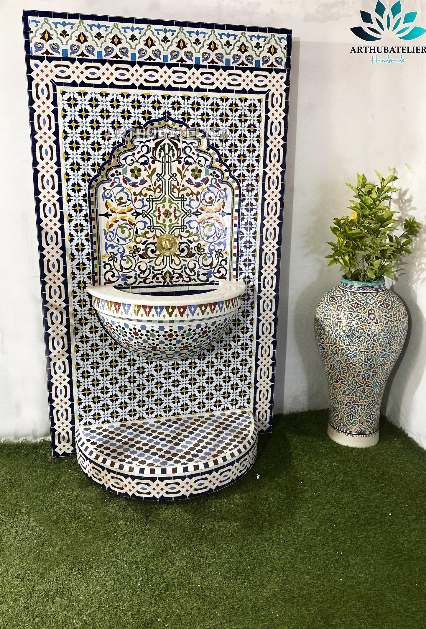 Andalusian Elegance Moroccan Fountain – A Tribute to Moorish Art
