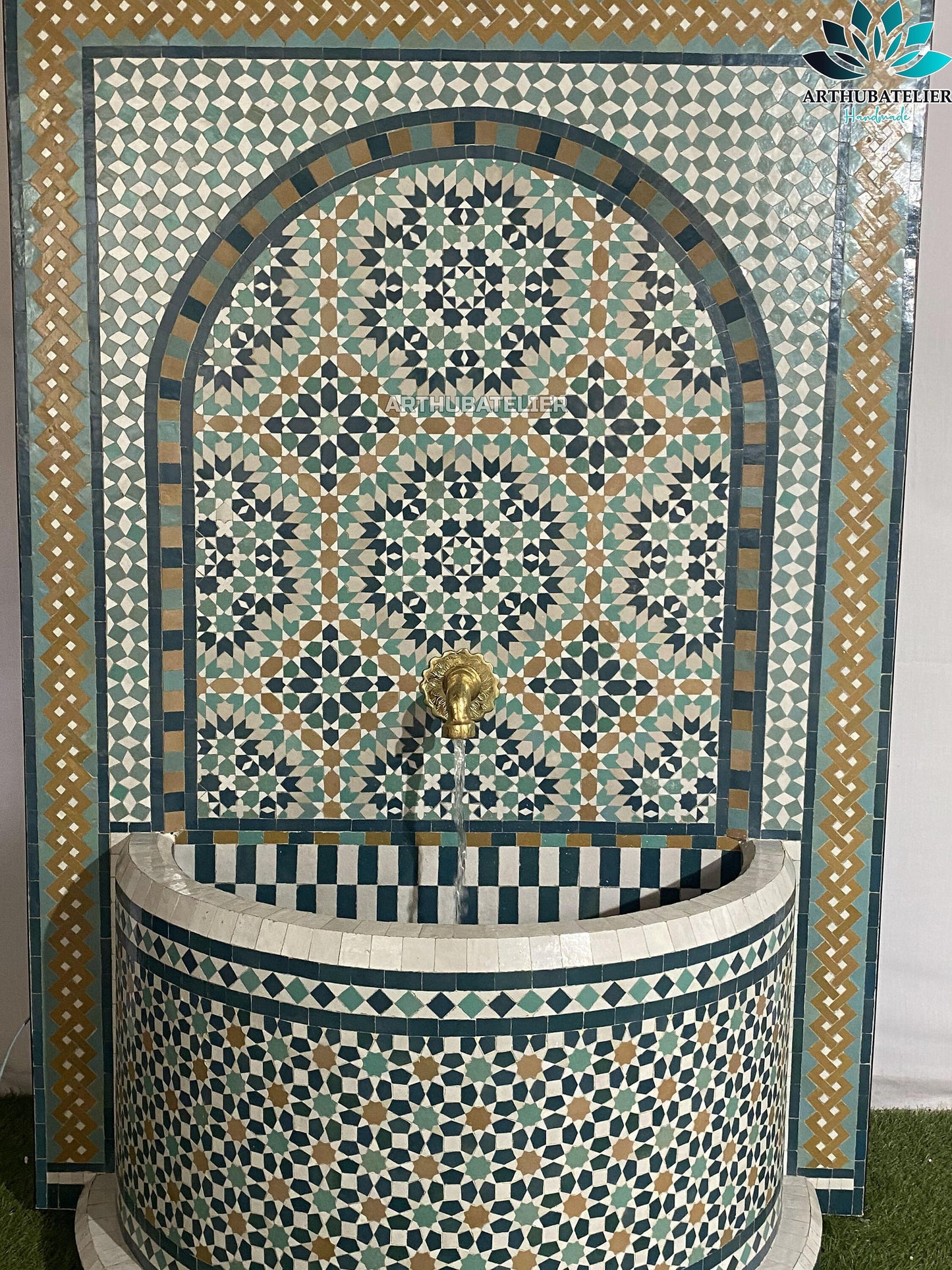Andalusian-Inspired Moroccan Fountain – A Timeless Masterpiece