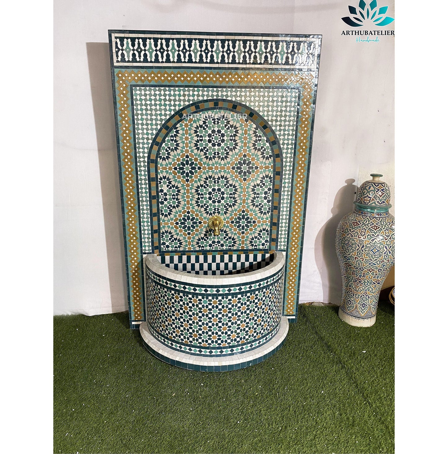 Andalusian-Inspired Moroccan Fountain – A Timeless Masterpiece