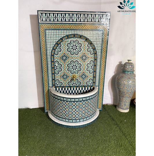 Andalusian-Inspired Moroccan Fountain – A Timeless Masterpiece