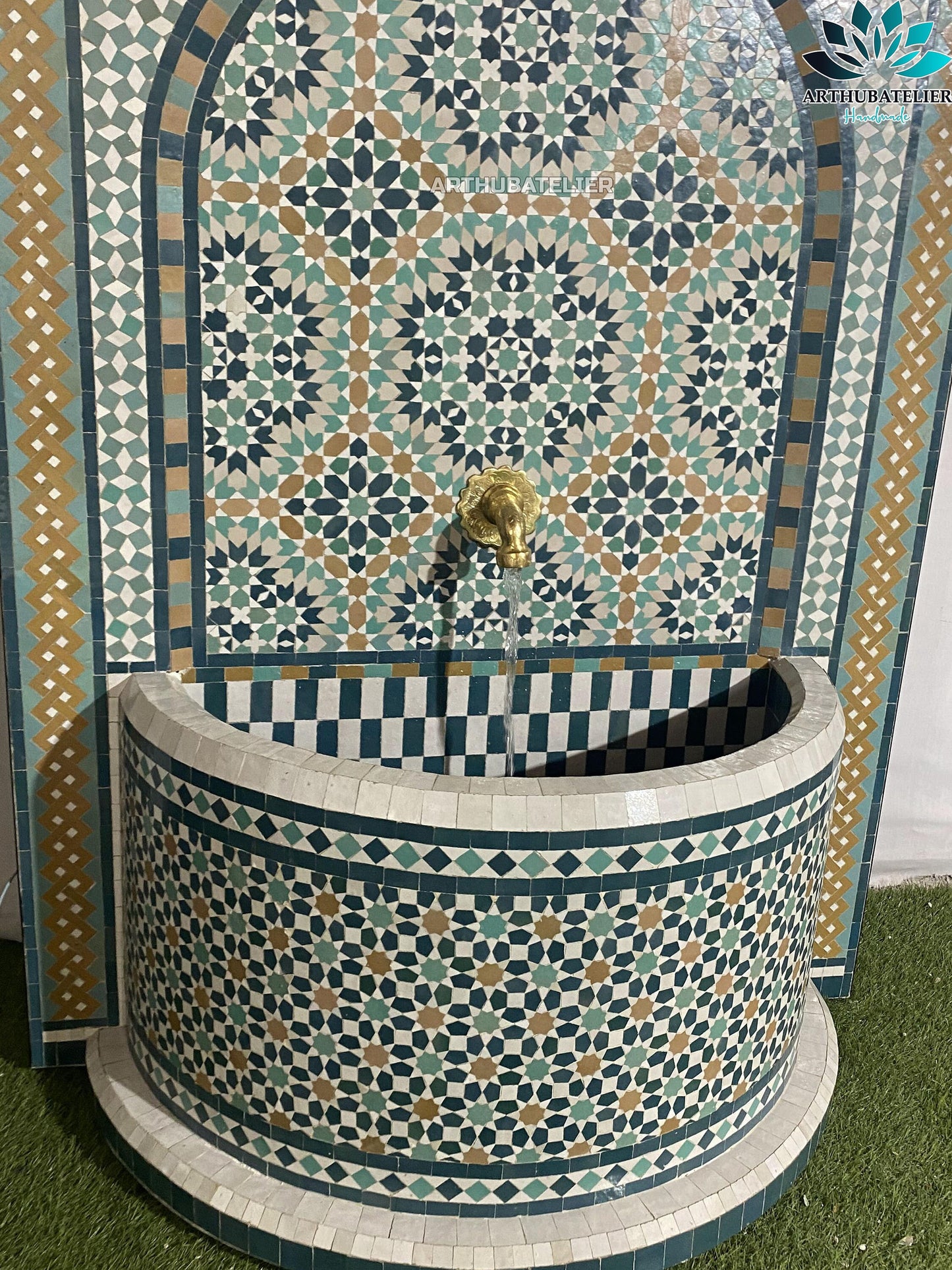Andalusian-Inspired Moroccan Fountain – A Timeless Masterpiece