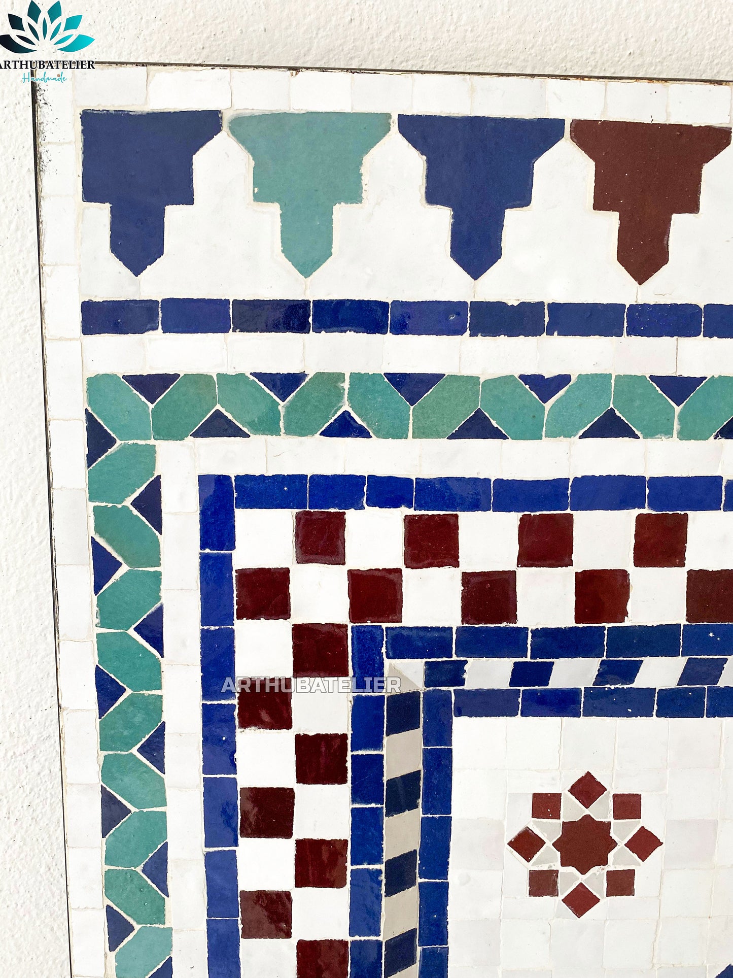 Classic Moroccan Mosaic Fountain – A Timeless Masterpiece