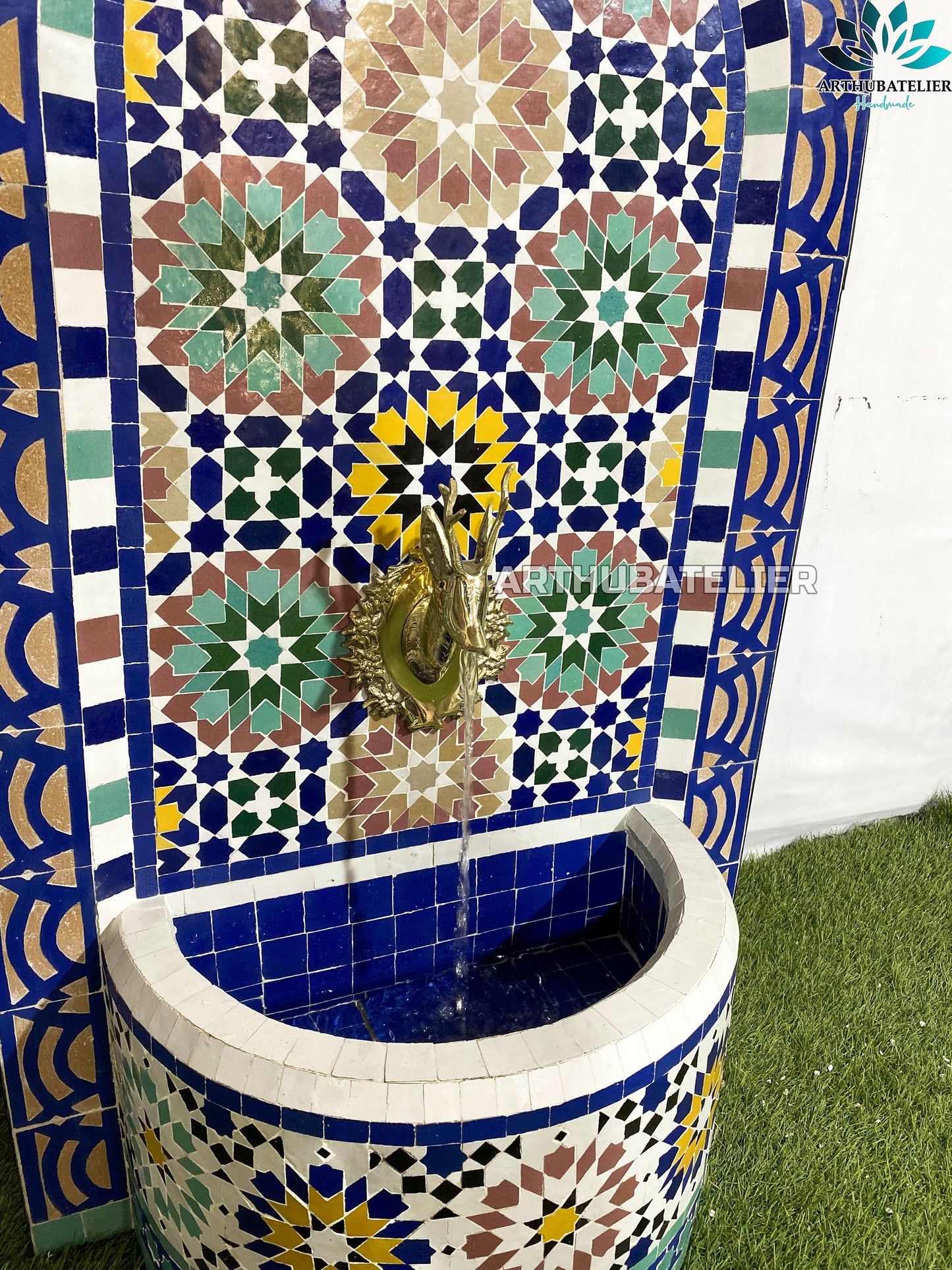 Marrakech Arch Moroccan Fountain – A Symbol of Artistry