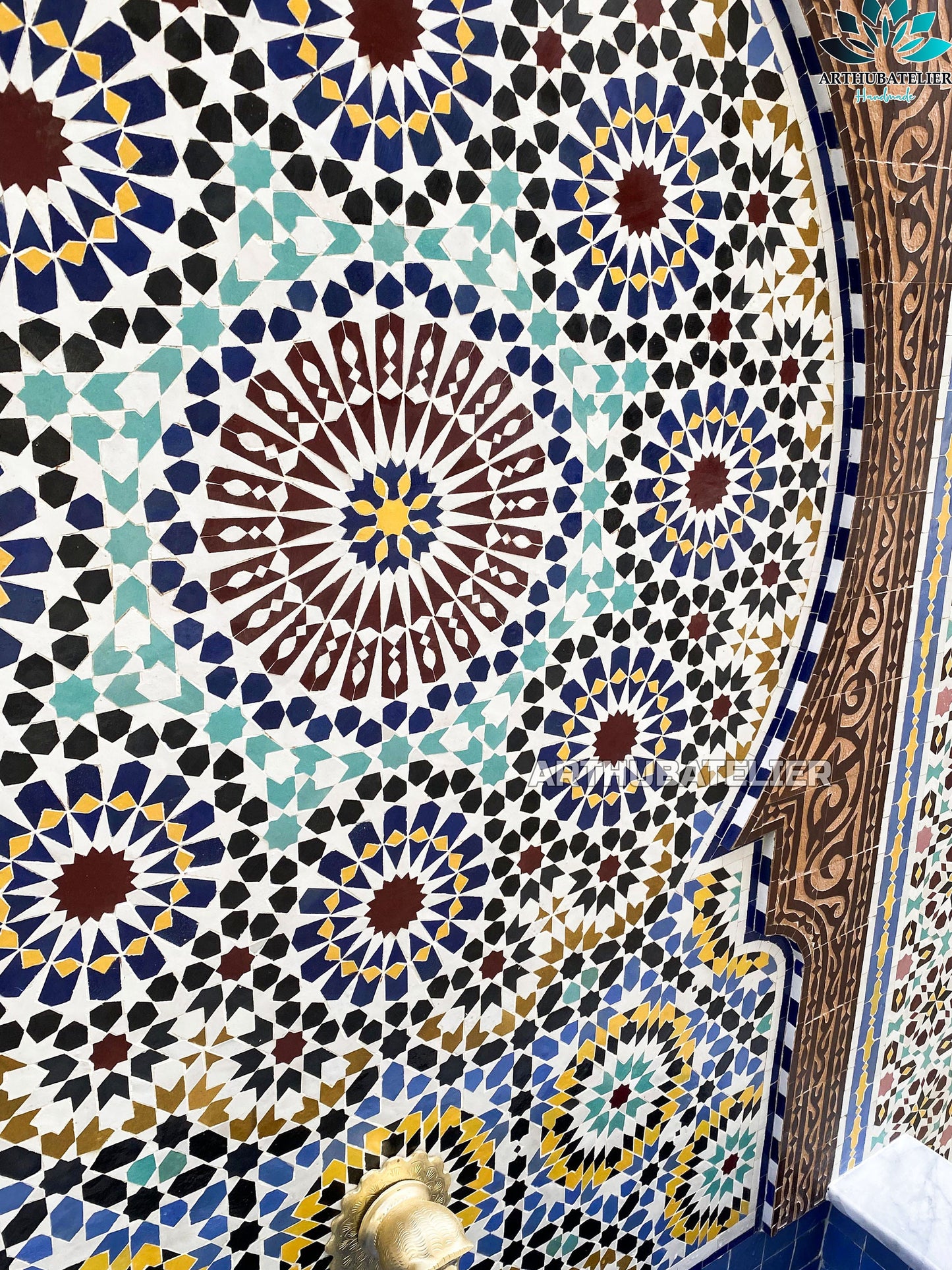 Andalusian Elegance Moroccan Fountain – A Timeless Masterpiece