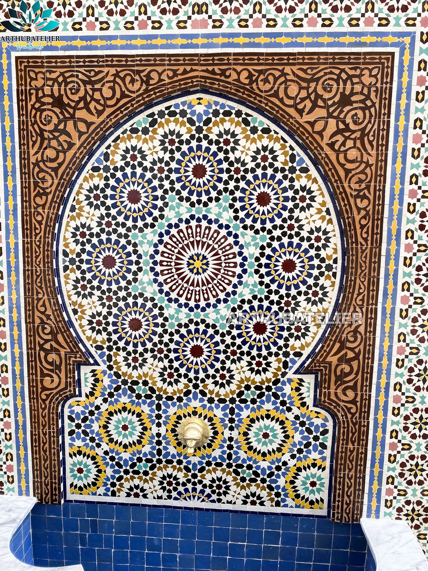 Andalusian Elegance Moroccan Fountain – A Timeless Masterpiece