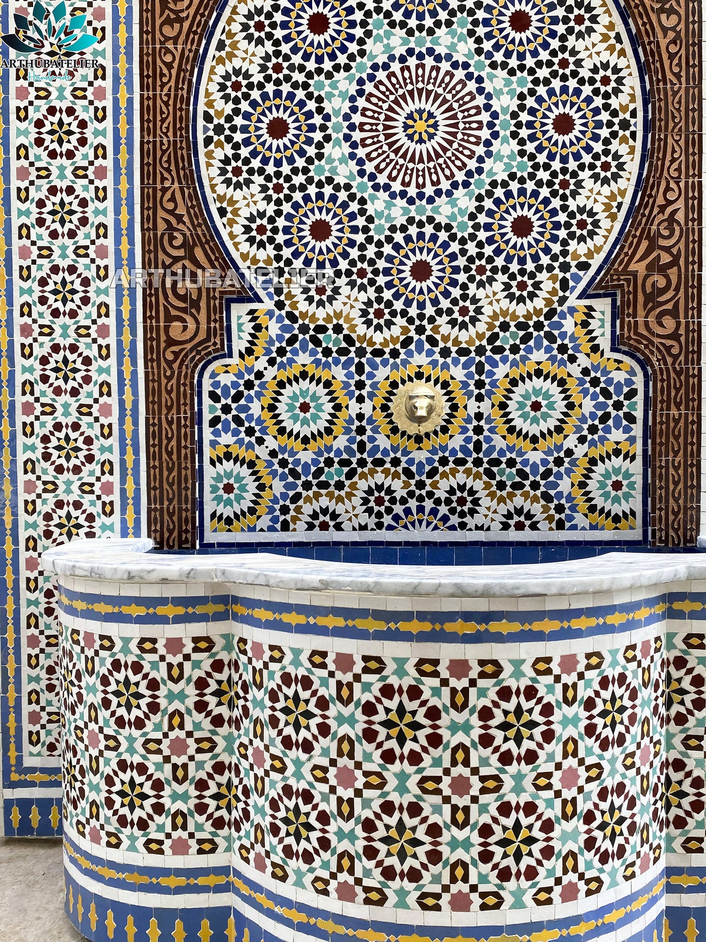 Andalusian Elegance Moroccan Fountain – A Timeless Masterpiece