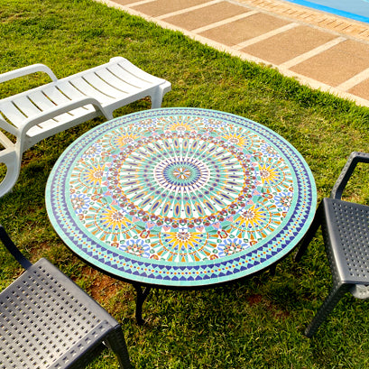 Mosaic Ceramic Tables