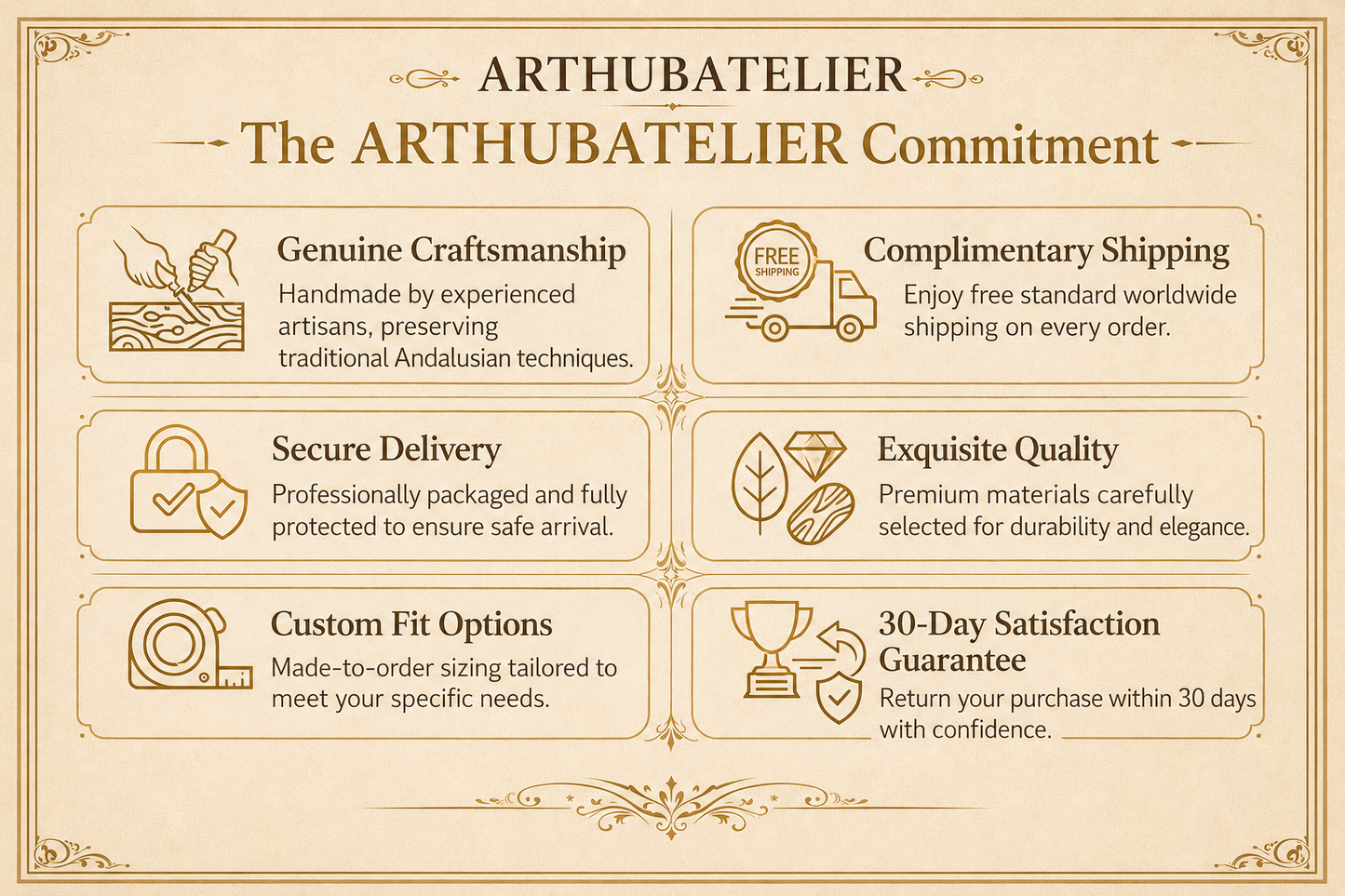 ARTHUBATELIER quality commitment handcrafted Moroccan sinks free shipping 30 day guarantee